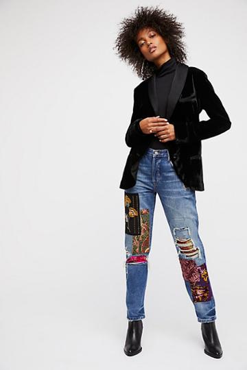 Luxe Embellished Boyfriend Jeans By Free People
